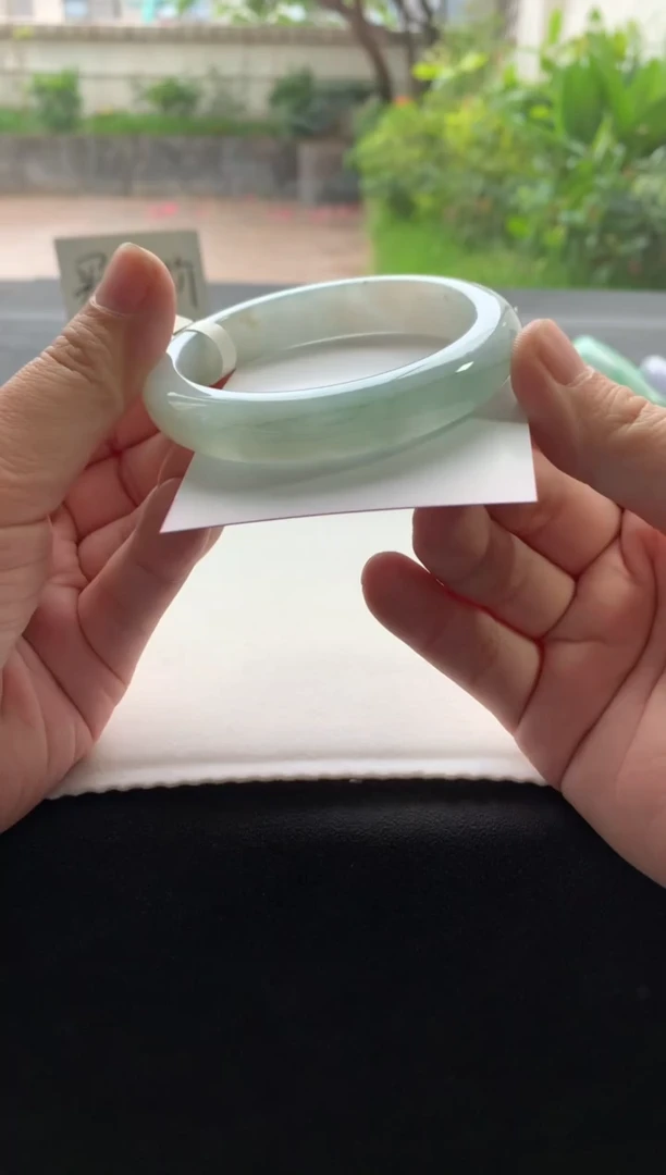 翡翠手镯未镶嵌55.7正圈买断A7279