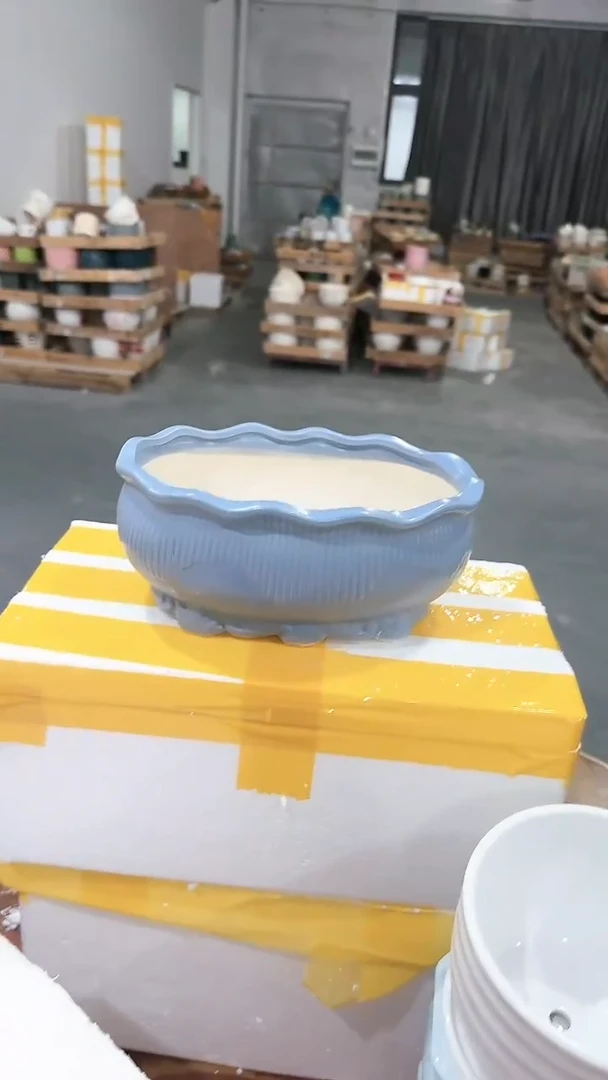 高温陶瓷花盆+E31