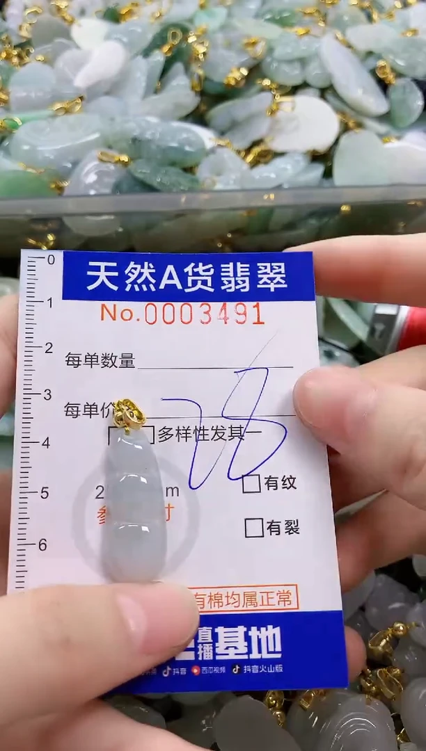 颈饰未镶嵌翡翠天然A货翡翠