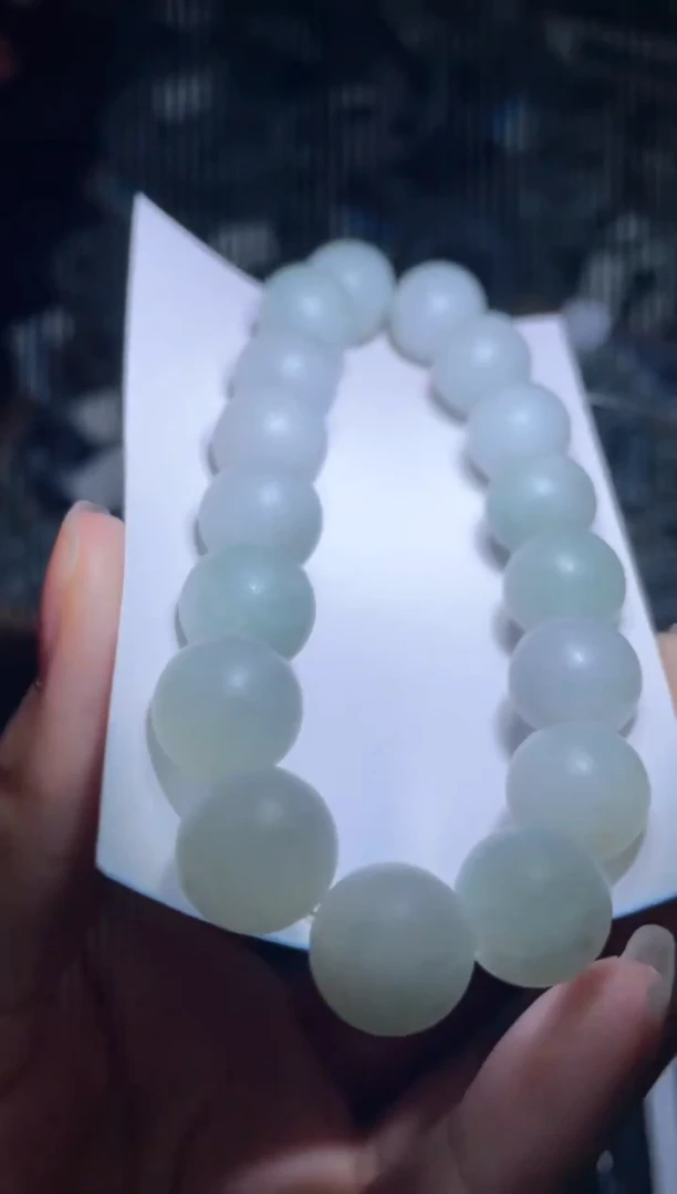 未镶嵌定制翡翠天然缅甸翡翠手串3