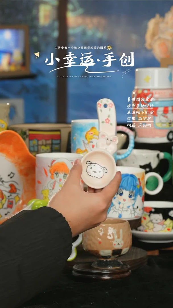 【闪购商品】景德镇纯手工手绘