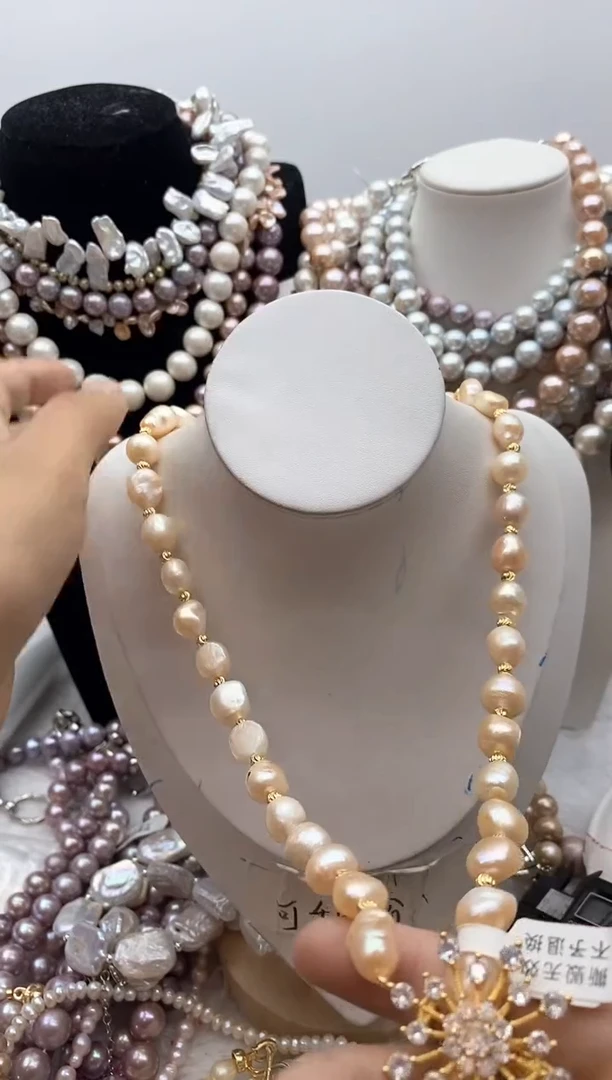 淡水珍珠钛钢颈饰161