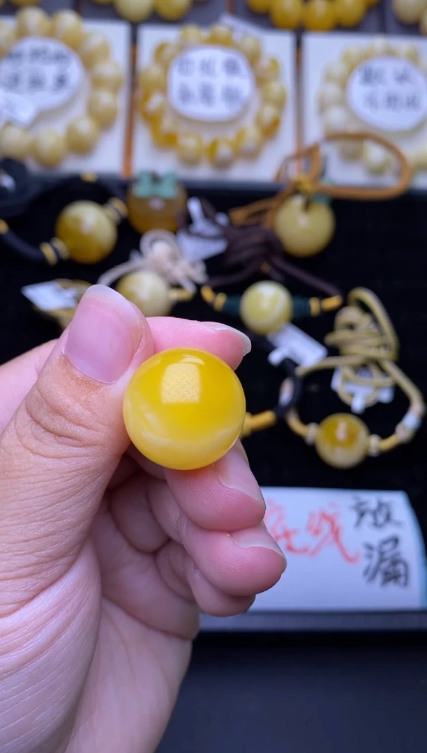 裸石琥珀未镶嵌大小姐珠宝严选17