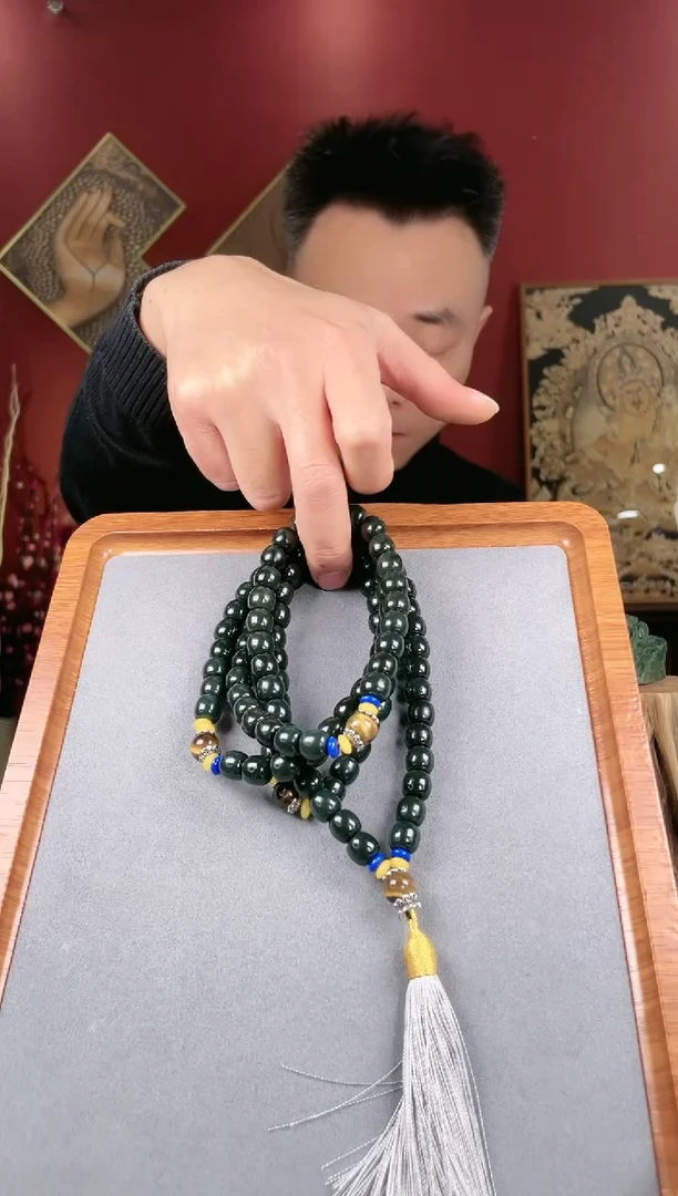 【闪购商品】和田玉颈饰未镶嵌108颗