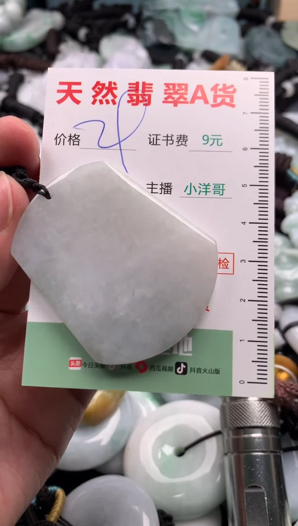翡翠未镶嵌吊坠(不含链)1