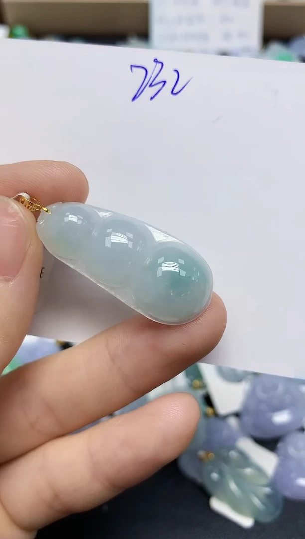 翡翠18K金镶嵌颈饰天然缅甸翡翠A货翡翠百元以上9元证书费自理