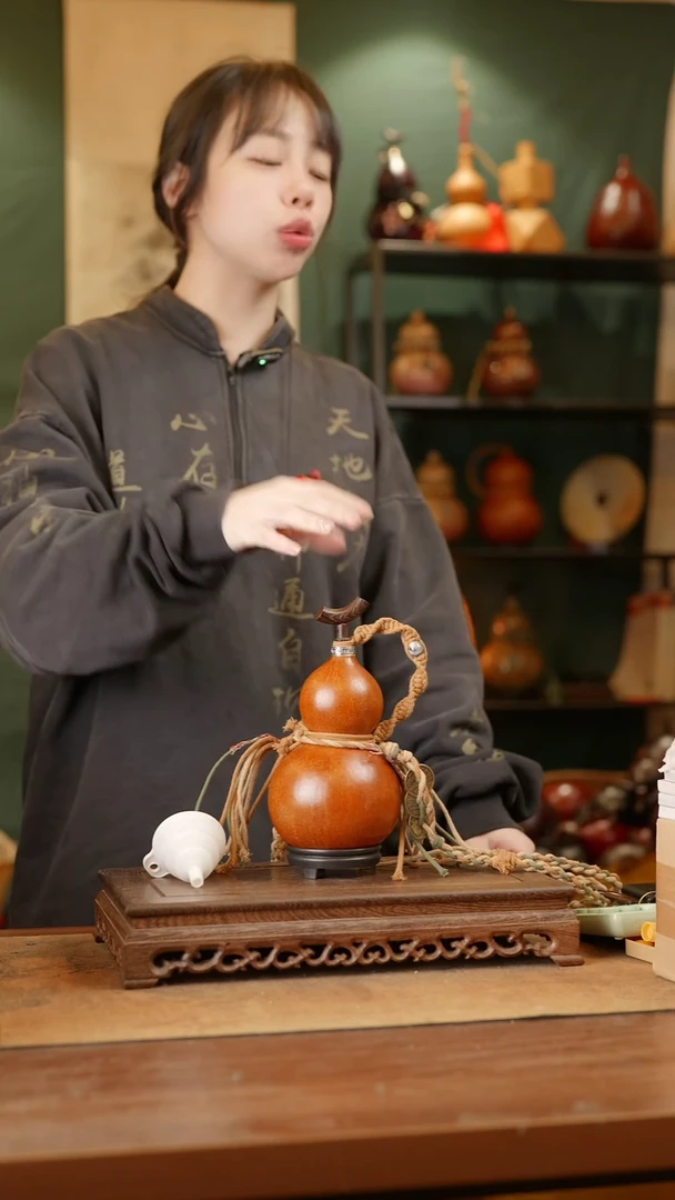 46号精品天然大漆酒葫芦一物一拍~