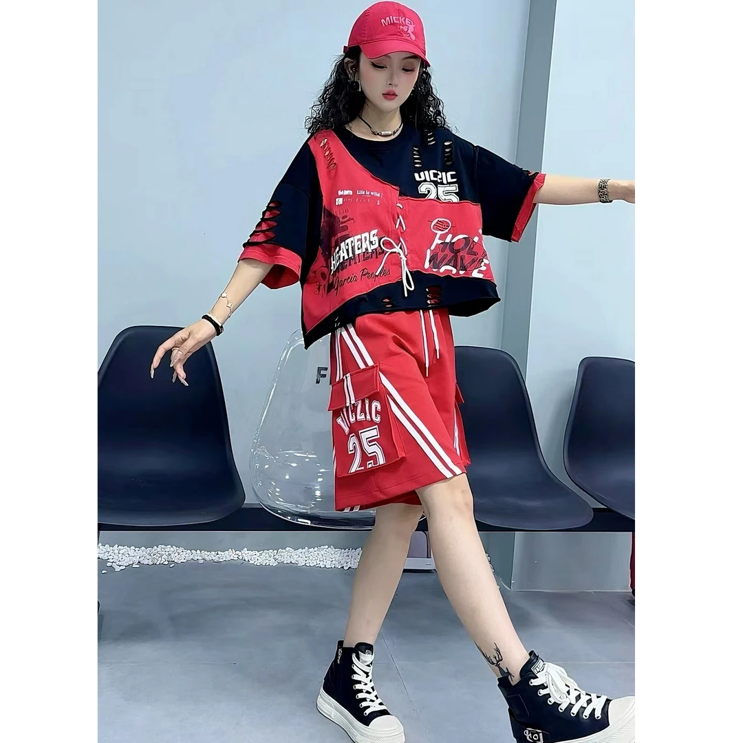 欧货新款潮流个性休闲宽松炸街夏款短裤 58181