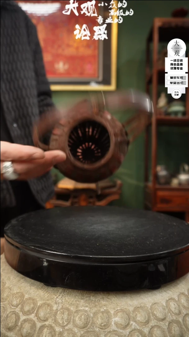 【闪购商品】瓷片大观论器花笼