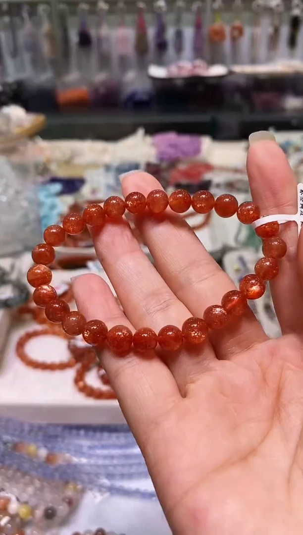 未镶嵌手链长石多样性发其一金太阳7+