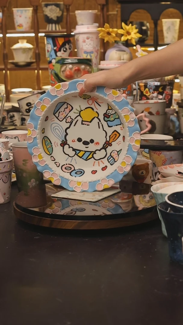 景德镇釉下彩绘设计师款式陶瓷