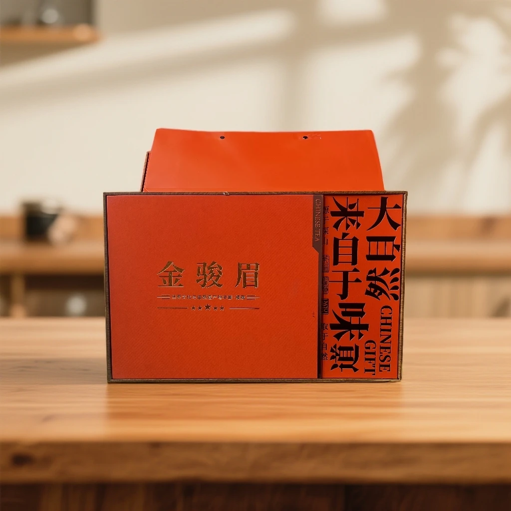 金骏眉红茶 自然味道12小罐茶叶礼盒装 过节送礼