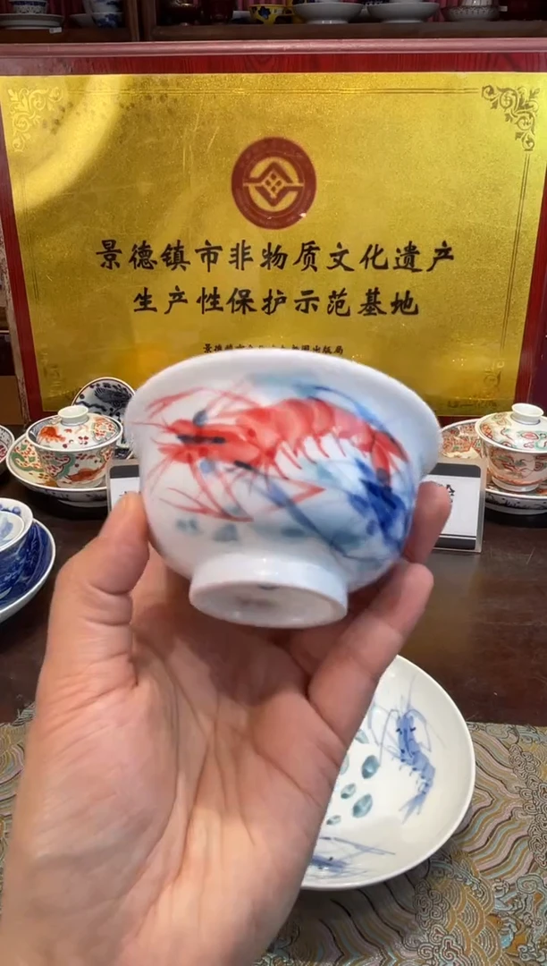 杯子瓷景德镇源头工厂生产，手工手绘