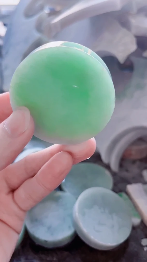 裸石翡翠寒*缅甸翡翠A货1187