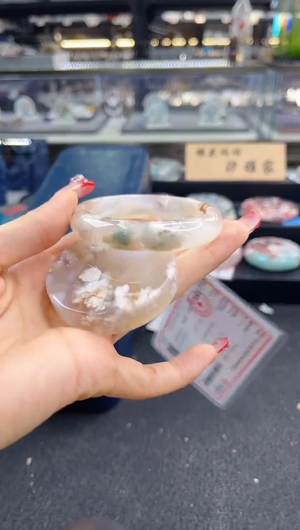 未镶嵌手镯石英质玉53圈口 （赠品镯心）3358863