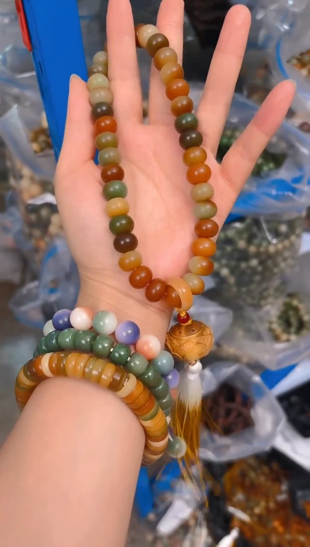 菩提根/象牙果吊坠敦煌双圈手持