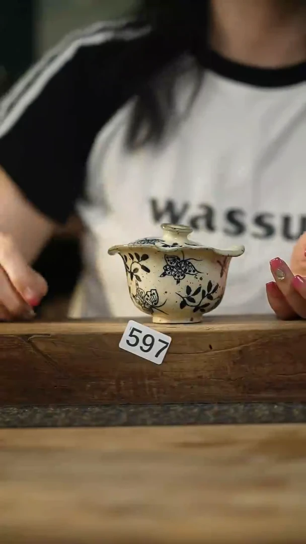 新品 设计师手作款 粉引青花系列