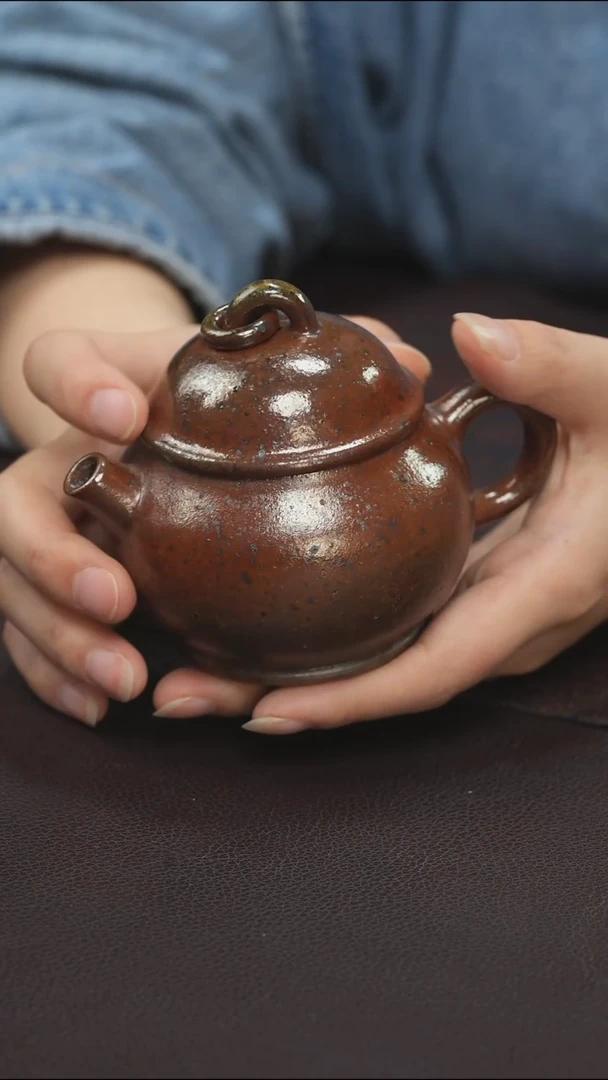 茶壶紫砂纯柴烧紫砂