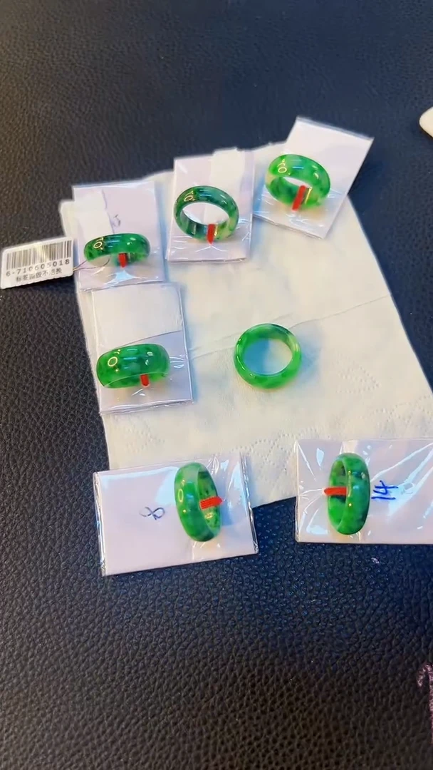 翡翠戒指未镶嵌缅料A货/多样性发货/一件