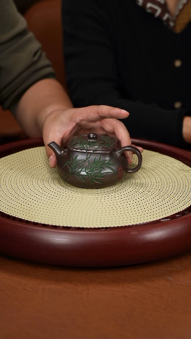 茶壶紫砂曹秀芬 送紫砂盖杯