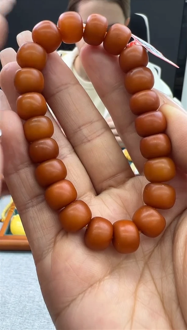 【闪购商品】琥珀手链未镶嵌615秒拍号