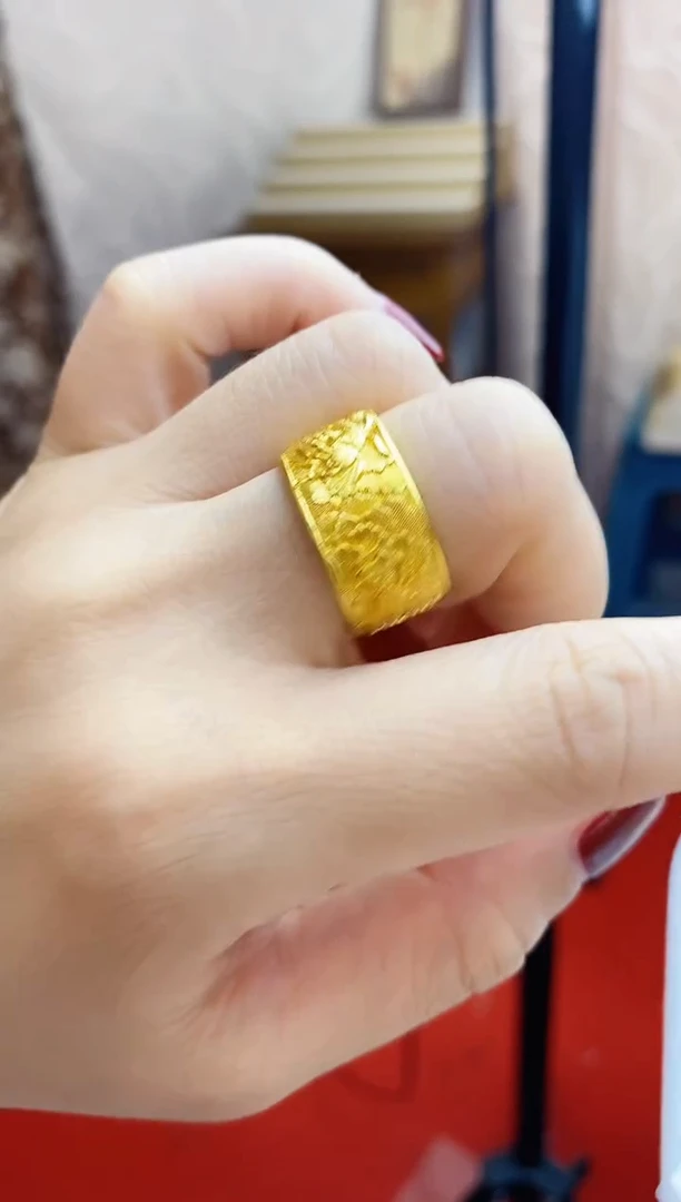 合金无026牡丹戒指