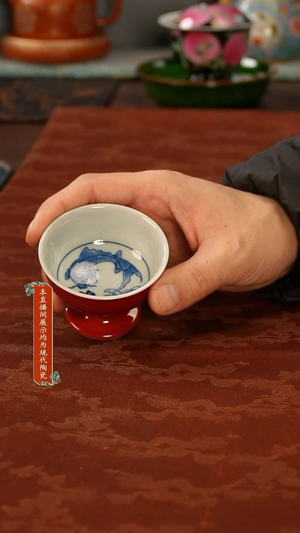 陶瓷景德镇手工手绘美器123