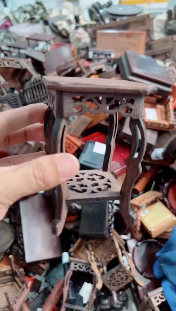 木100底座花架摆件处理