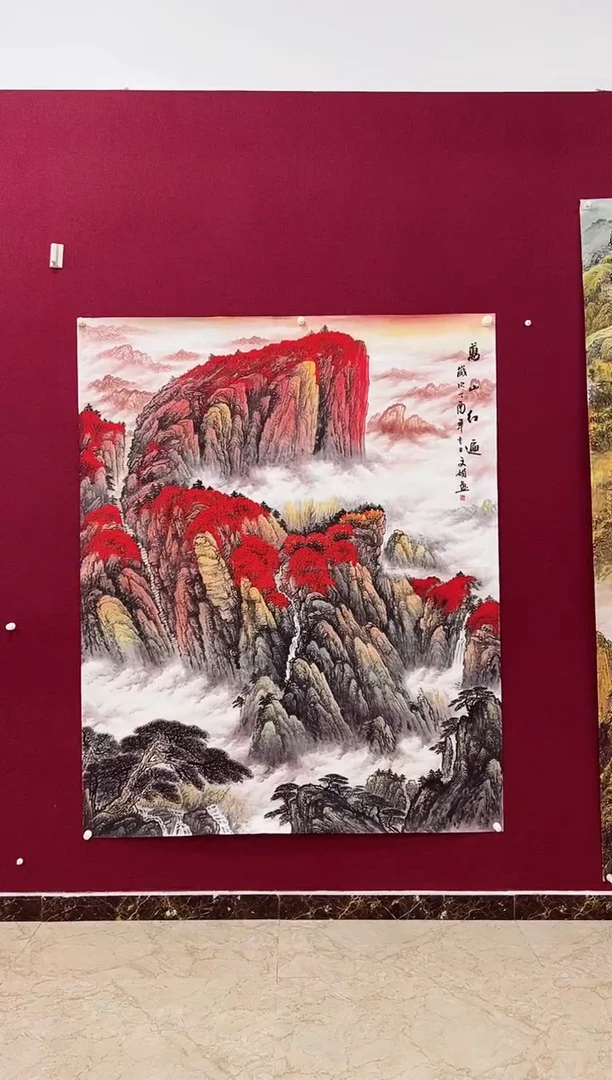 国画师文娟的国画作品