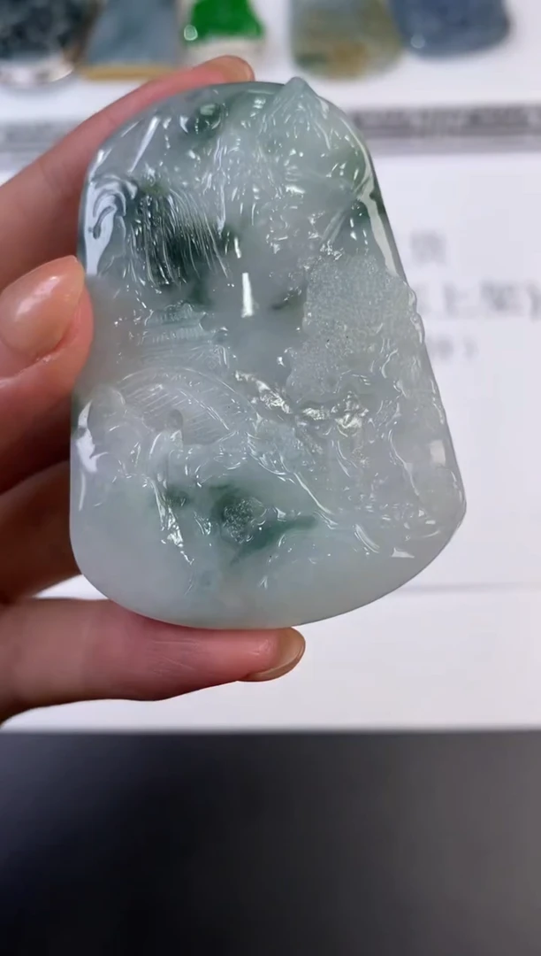 未镶嵌挂件翡翠370694    多人