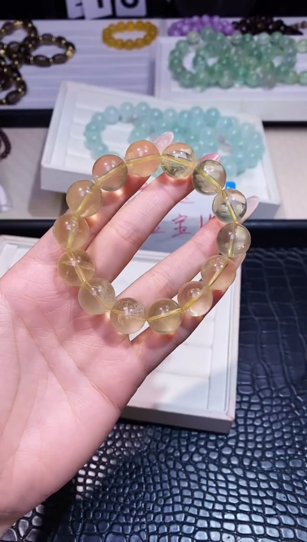 未镶嵌手链水晶40黄水晶52