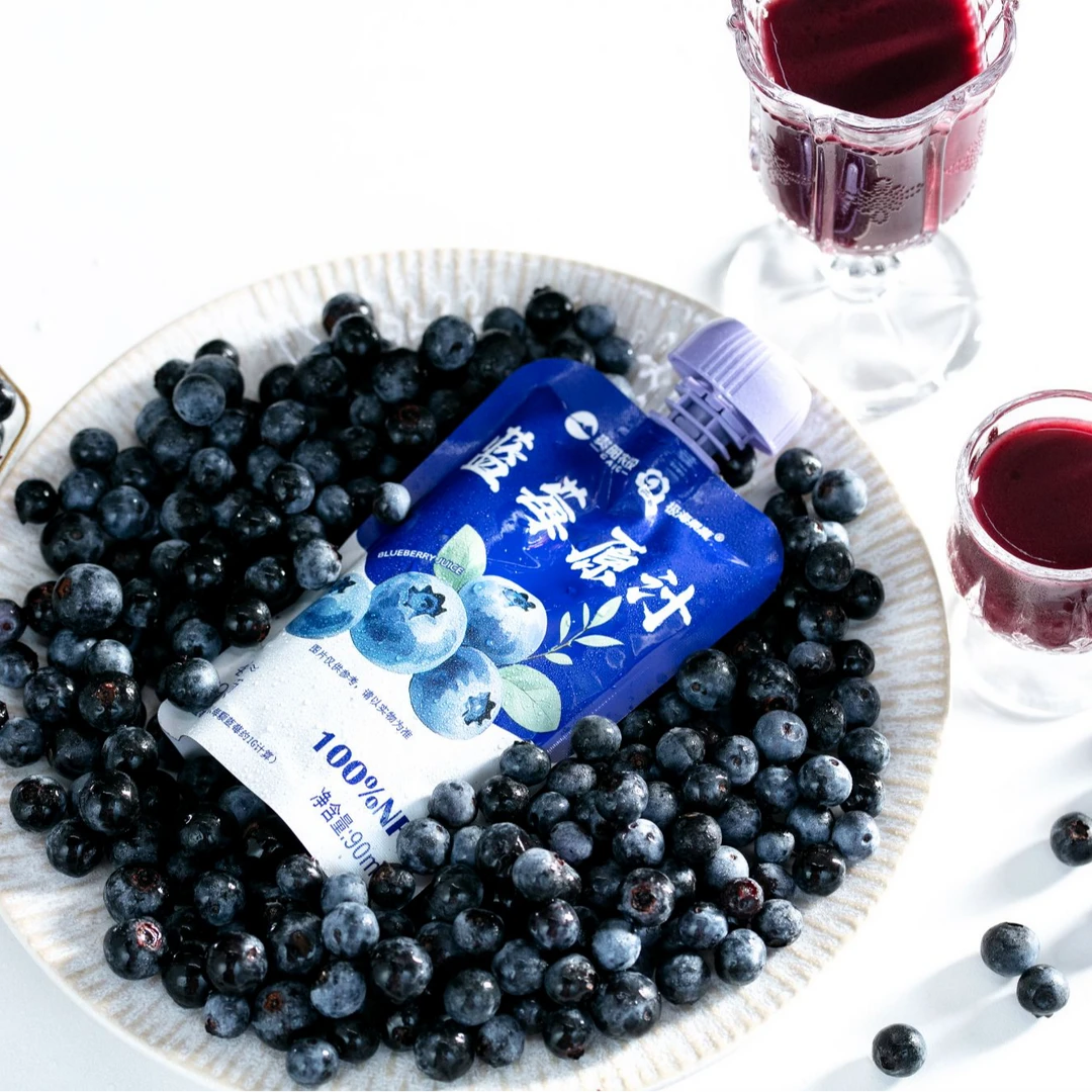 黔然堂贵州特产蓝莓原汁富含花青素，VC