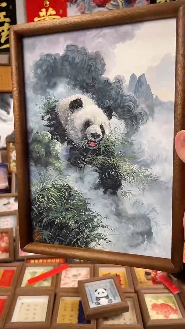 国画纯手绘书法绘画作品