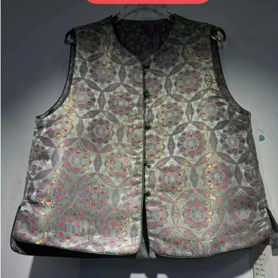 【云裳】国风新中式复古气质印花马甲6797背心时尚休闲