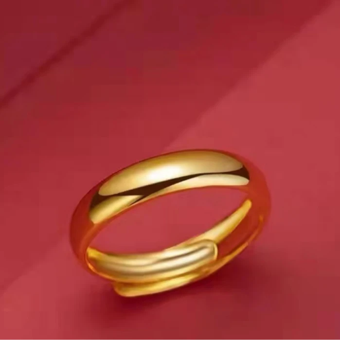 戒指 金阿福 轻奢百搭 时尚饰品 GC3573055 素圈戒指