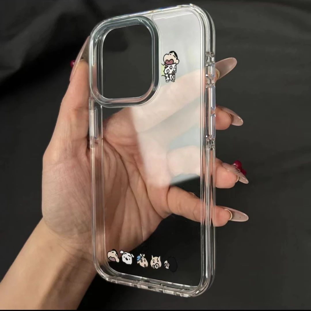 睡衣哈欠小新适用于17苹果16手机壳15防摔14新款13男女款12浪漫11