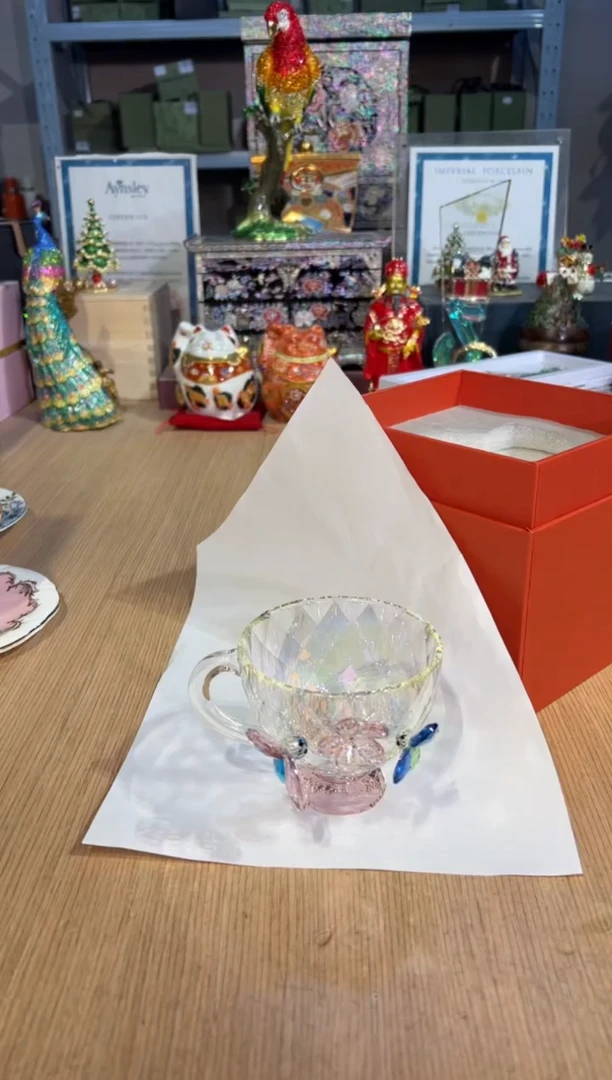 【闪购商品】杯93幻语水晶咖啡杯（粉）