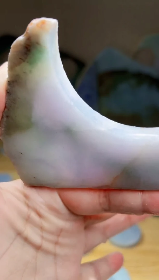 翡翠未镶嵌颈饰翡翠A货 姜谭1901