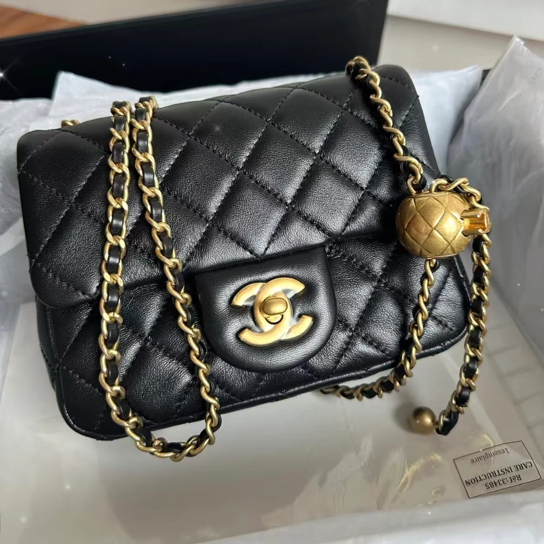 99新 Chanel/香奈儿 方胖子金球 CY128