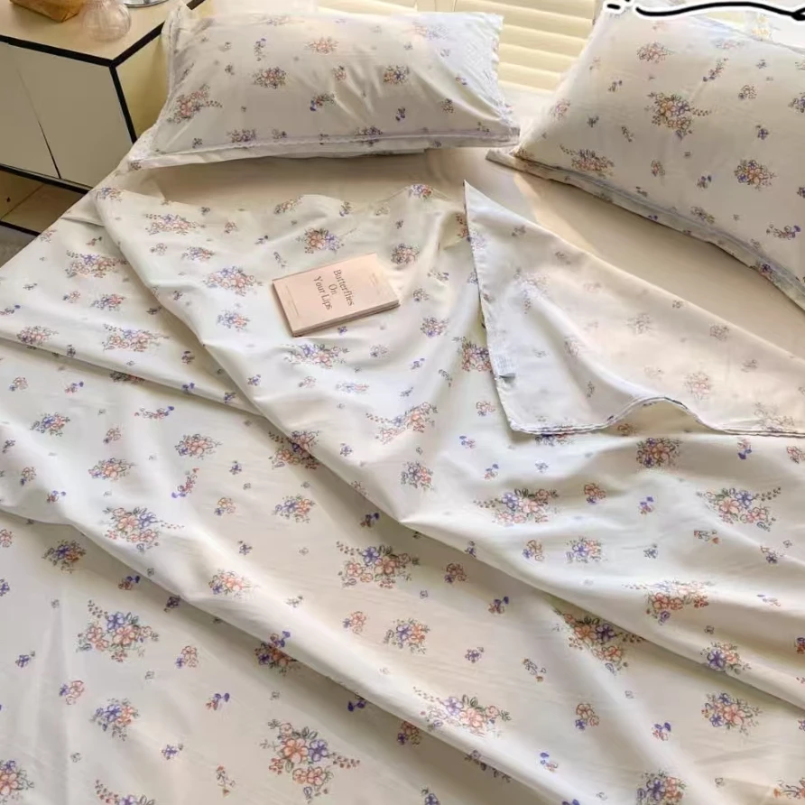 B5431 纯棉大帆布单人床单 未闻200*245柔软舒适亲肤多功能