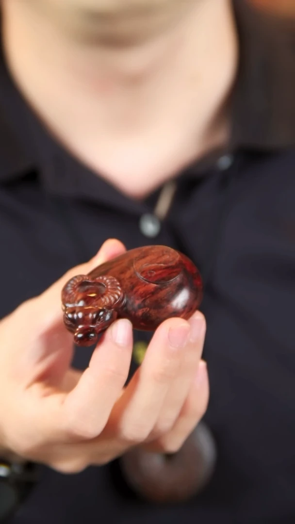 【闪购商品】降真香手串/手链海南红降土埋玉化料牛（扭）转乾坤把件