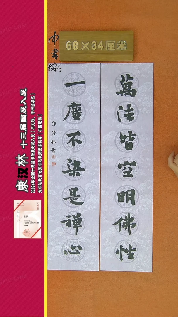 【闪购商品】书法48康汉林书法作品