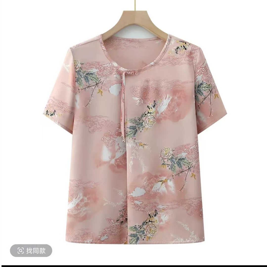 355-中老年女装妈妈号国风夏装夏季薄款新中式