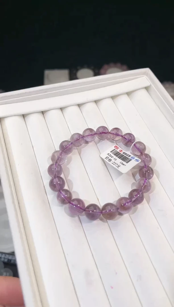 【闪购商品】水晶手链未镶嵌多样性发一紫水10m
