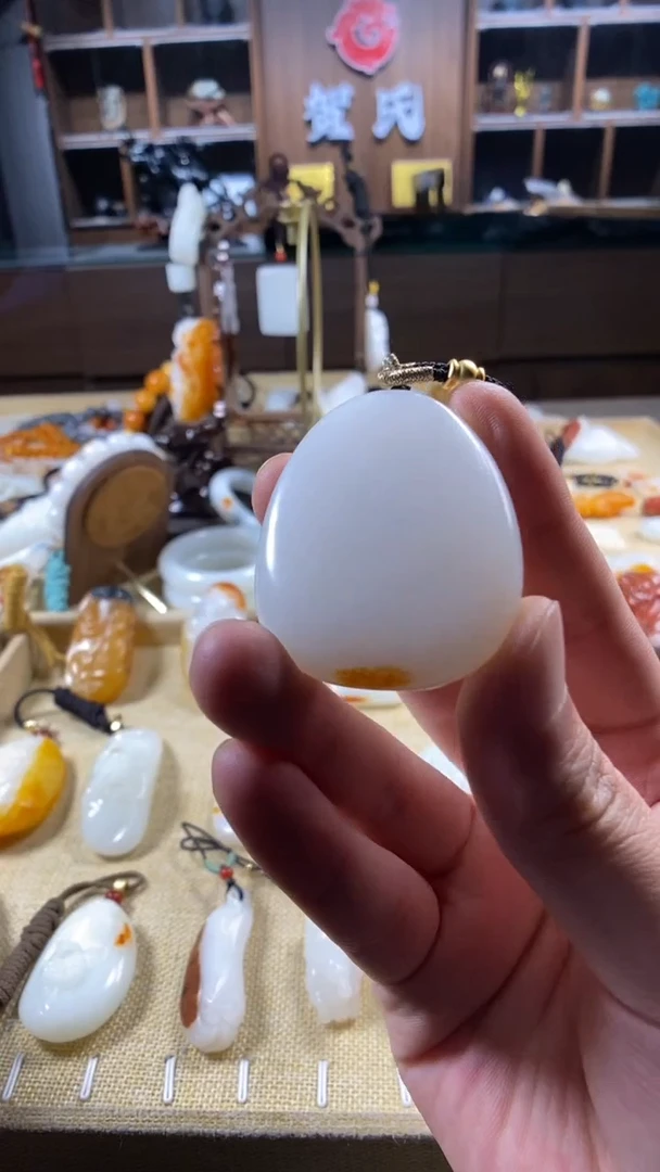 和田玉未镶嵌挂件挂件