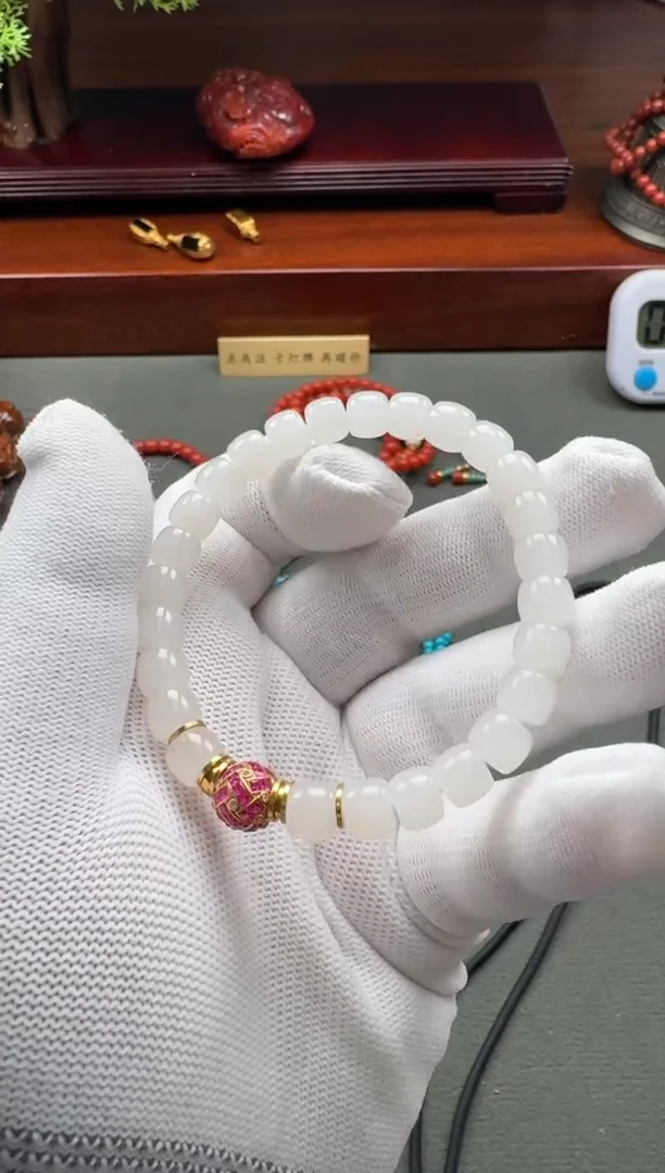 【闪购商品】和田玉手串手串未镶嵌手串手串