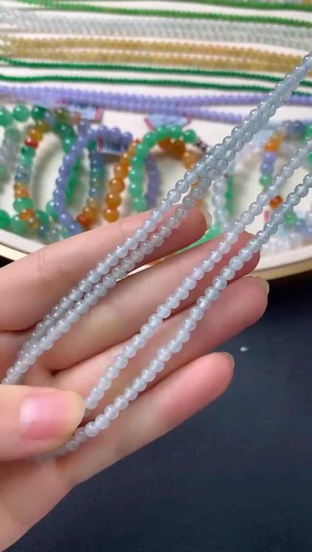 翡翠未镶嵌项链D462|1980