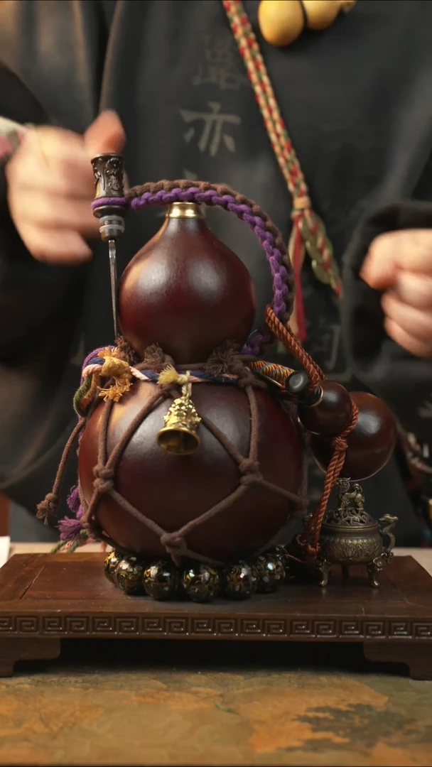 爱****遥292大漆一物一拍记葫堂出品【带小香炉】【不带手串】