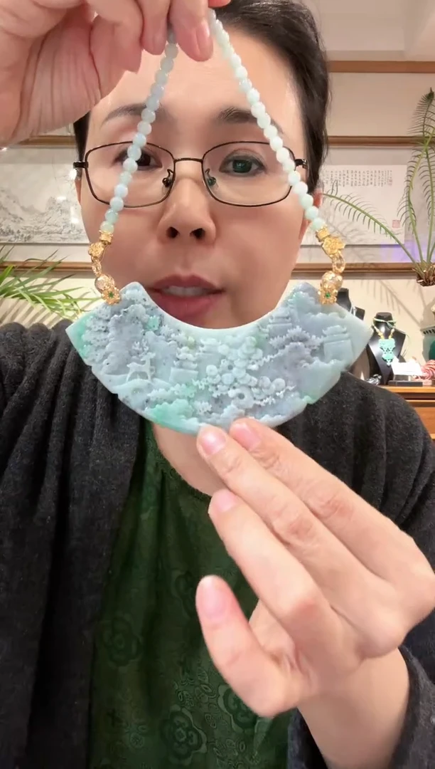 【闪购商品】翡翠颈饰未镶嵌国风