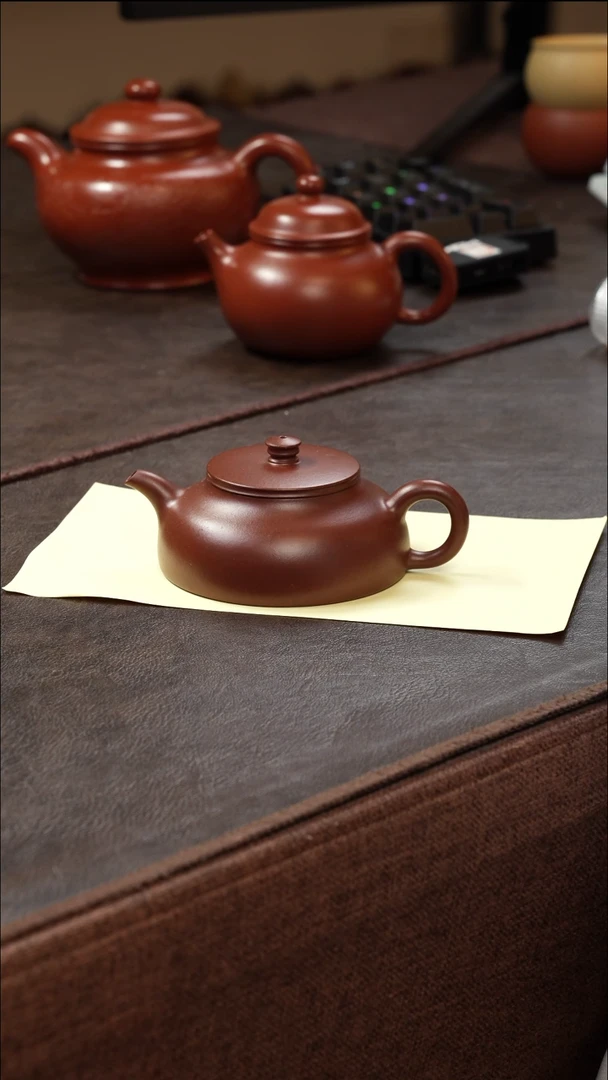 茶壶紫砂壶·11底槽青半月120cc